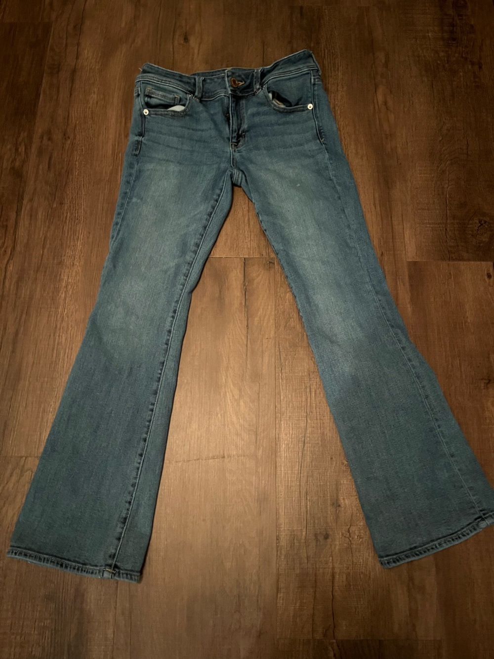 American Eagle Outfitters Medium Blue Flare Jeans